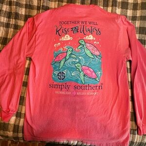 Simply Southern Pink Long Sleeve Shirt